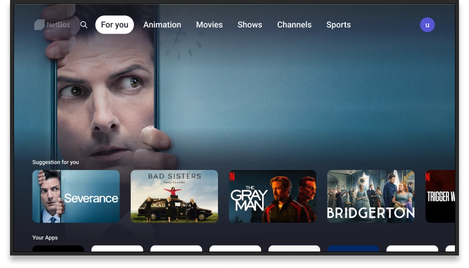 netbox luncher multilingual