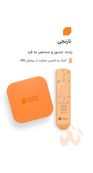 نت باکس پرستیژ نارنجی آتشین