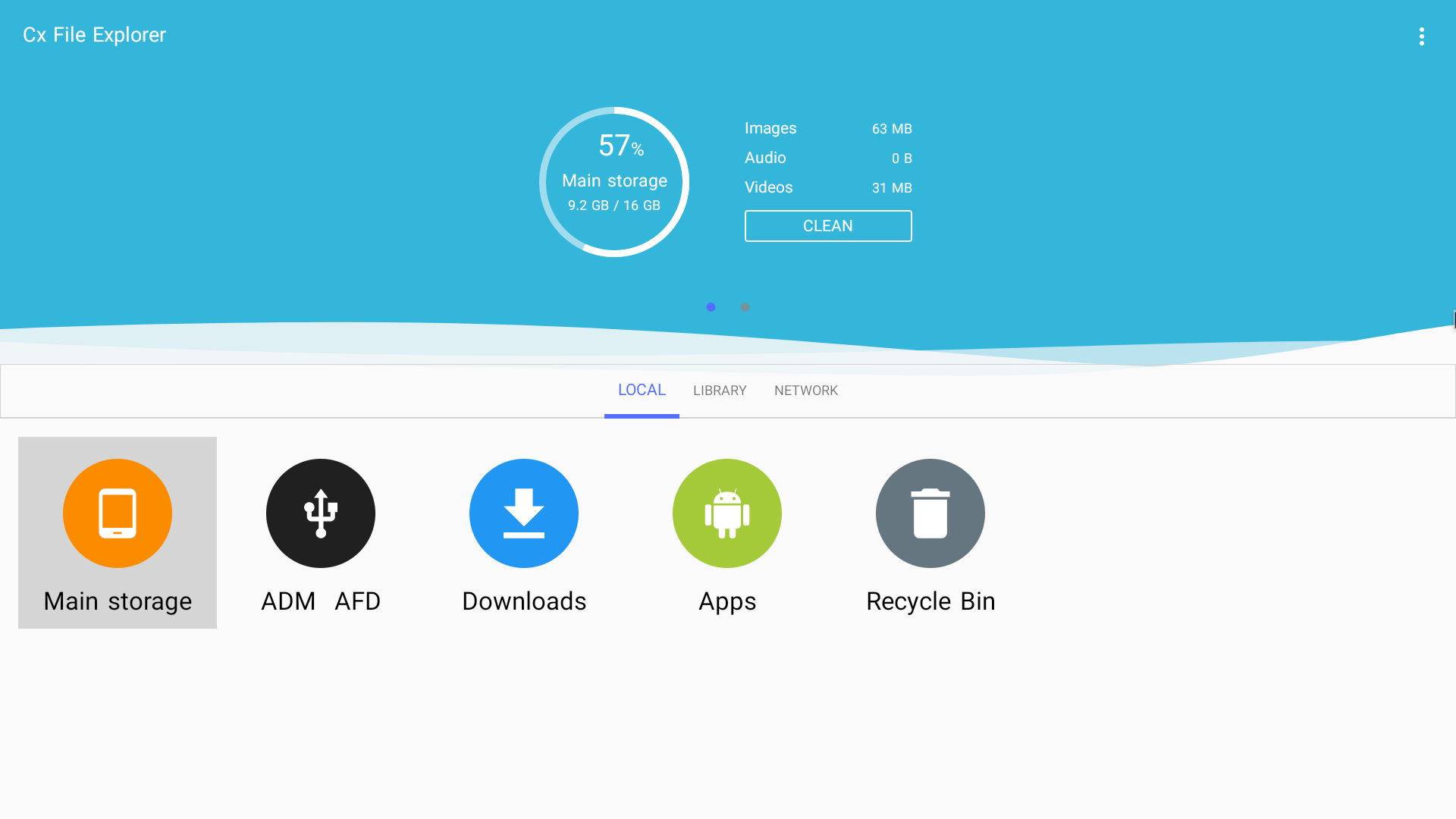 اپلیکیشن CX File Explorer
