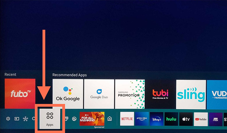 نصب برنامه روی تلویزیون سامسونگ