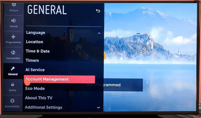 ثبت نام در تلویزیون ال جی