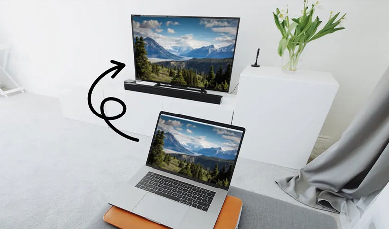 اتصال لپ‌تاپ به تلویزیون