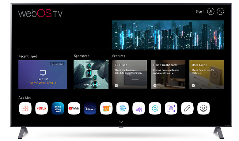 تغییر سیستم عامل تلویزیون ال جی