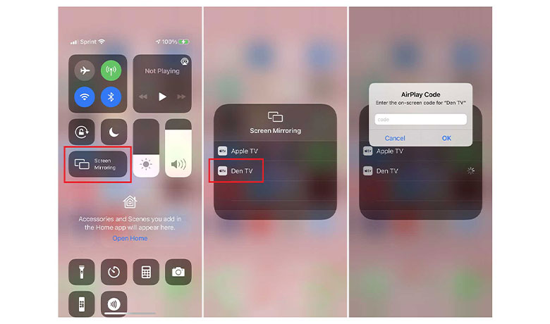 اتصال آیفون به تلویزیون